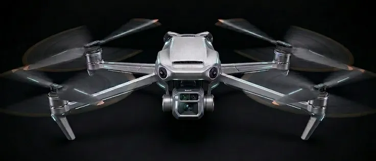 Drone used for facade inspections